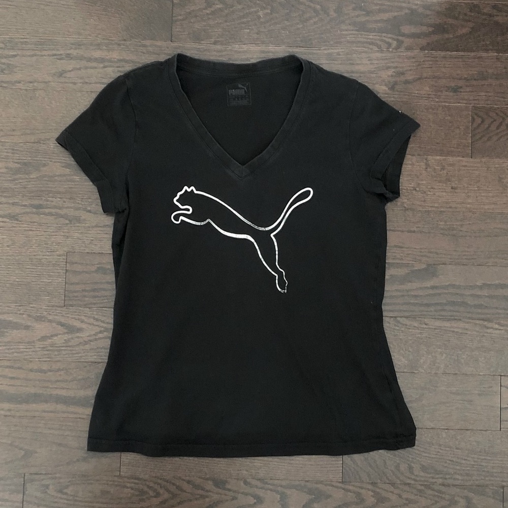 Puma Black V-Neck